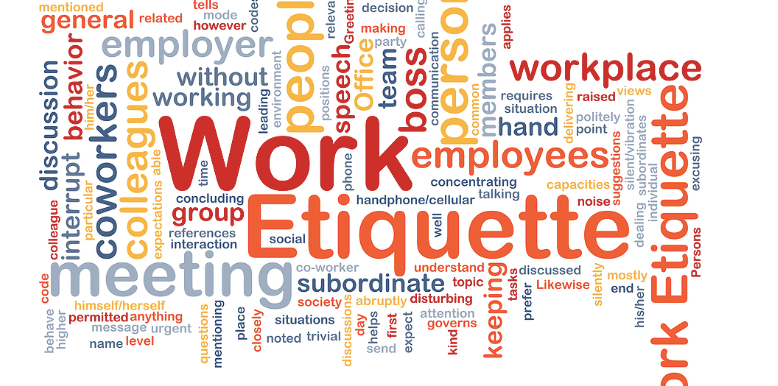 words describing workplace etiqutette